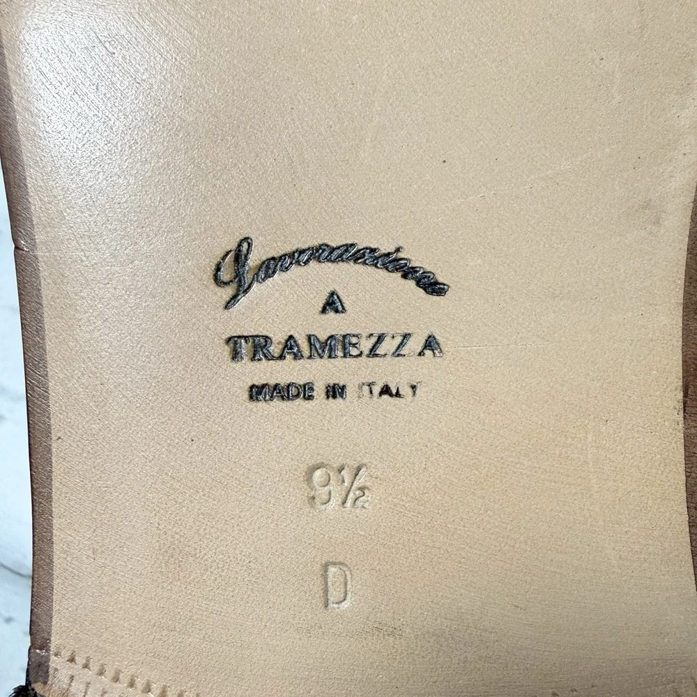 Salvatore Ferragamo Tramezza Shoes Men's 9.5 D Brown   Oxford Old Money Italy